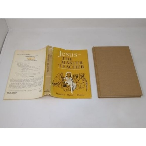 Jesus The‎ Master Teacher by Herman Harrell Horne 1964 Hardcover Book Vintage - Picture 4 of 16